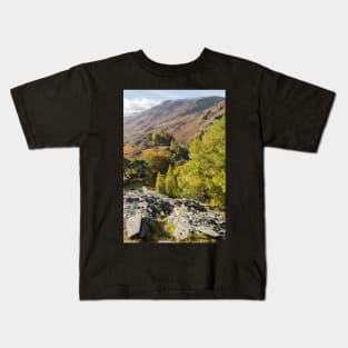 Castle Crag outlook Kids T-Shirt